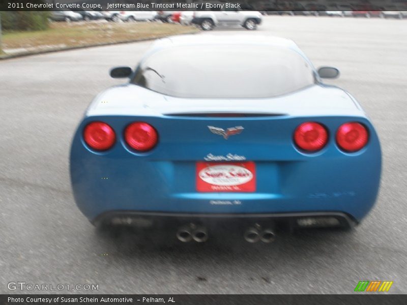 Jetstream Blue Tintcoat Metallic / Ebony Black 2011 Chevrolet Corvette Coupe