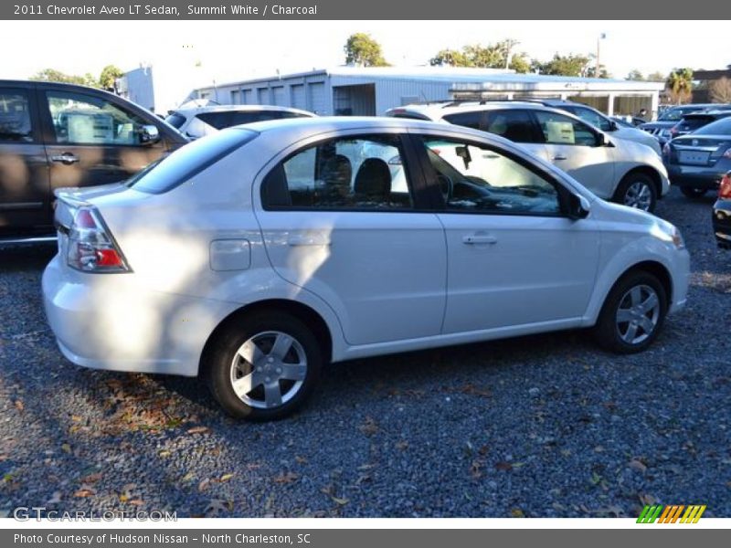 Summit White / Charcoal 2011 Chevrolet Aveo LT Sedan