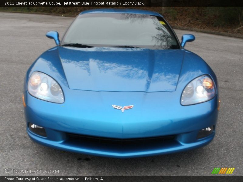 Jetstream Blue Tintcoat Metallic / Ebony Black 2011 Chevrolet Corvette Coupe