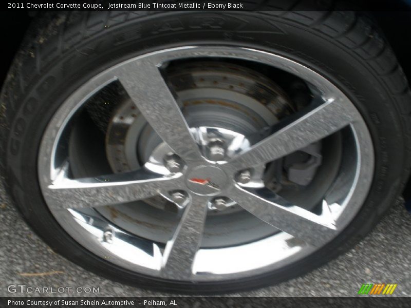 Jetstream Blue Tintcoat Metallic / Ebony Black 2011 Chevrolet Corvette Coupe