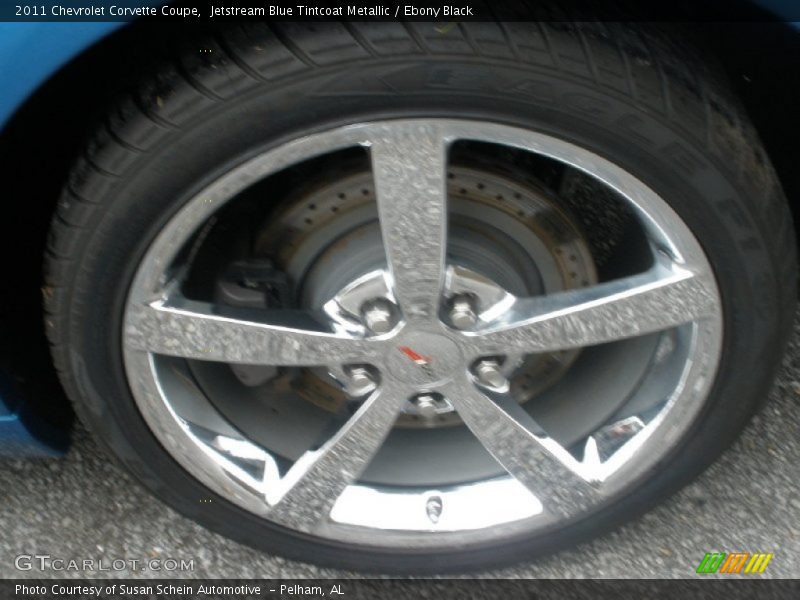 Jetstream Blue Tintcoat Metallic / Ebony Black 2011 Chevrolet Corvette Coupe
