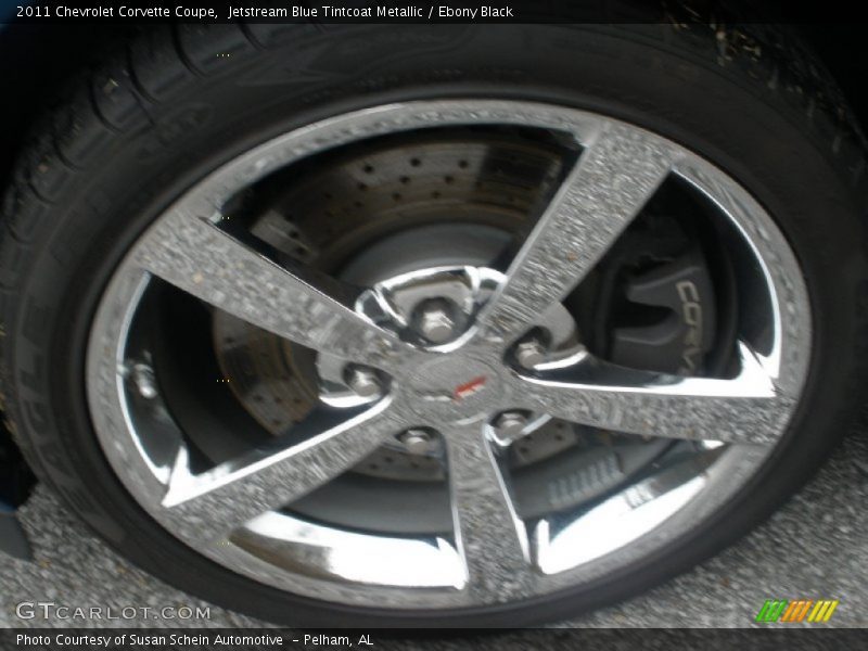 Jetstream Blue Tintcoat Metallic / Ebony Black 2011 Chevrolet Corvette Coupe