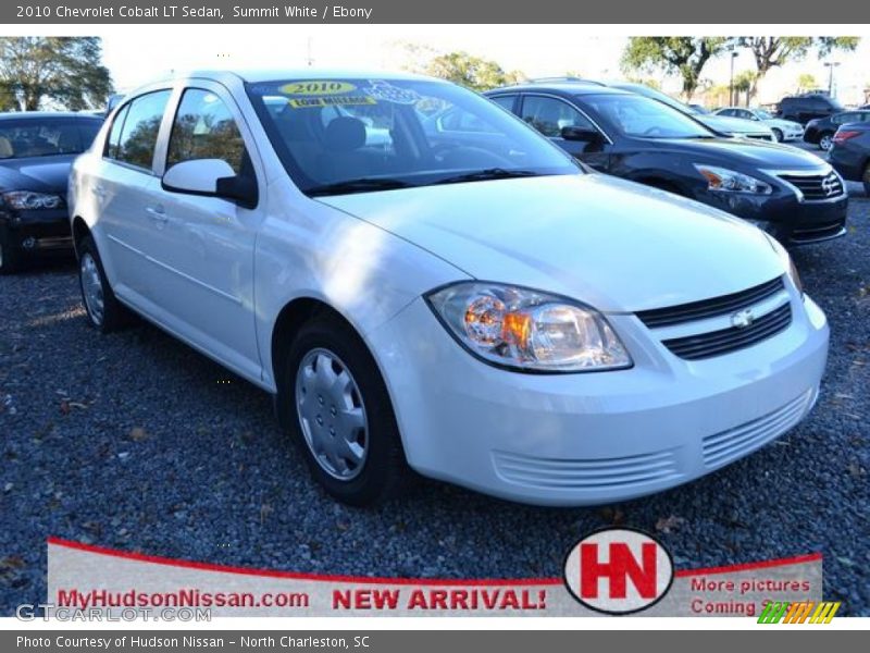 Summit White / Ebony 2010 Chevrolet Cobalt LT Sedan