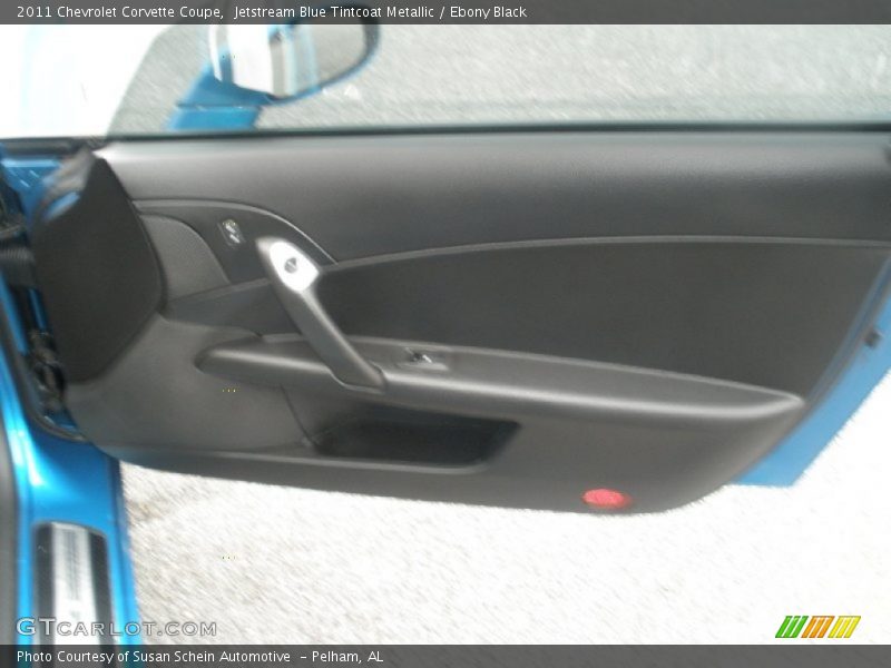 Jetstream Blue Tintcoat Metallic / Ebony Black 2011 Chevrolet Corvette Coupe