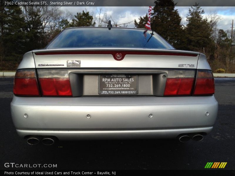 Sterling Silver / Dark Gray 2002 Cadillac Seville STS
