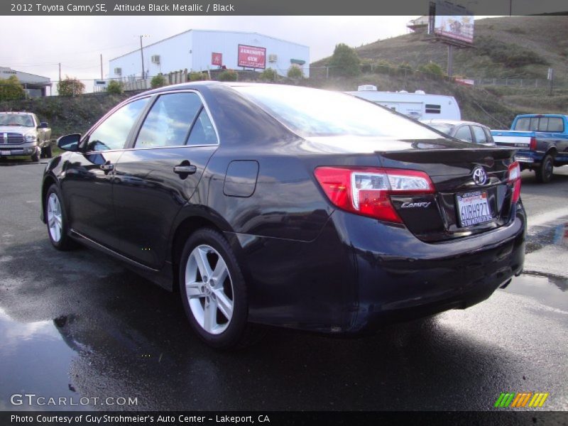 Attitude Black Metallic / Black 2012 Toyota Camry SE