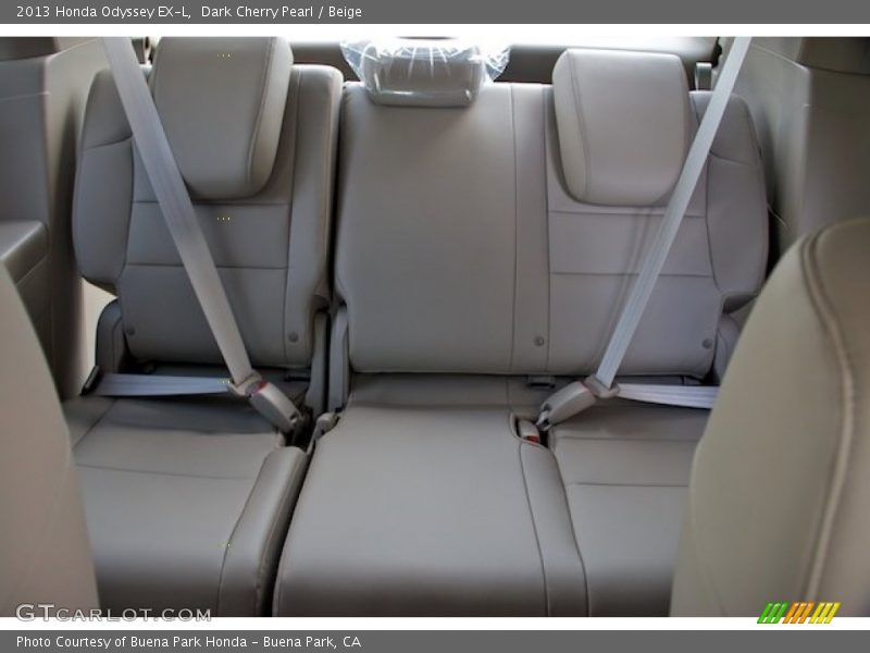Dark Cherry Pearl / Beige 2013 Honda Odyssey EX-L