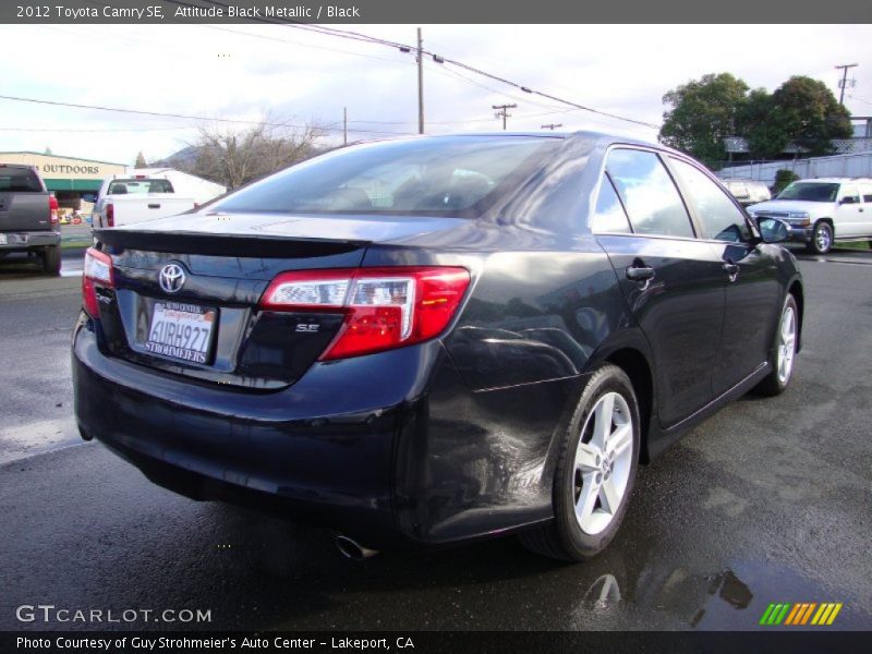 Attitude Black Metallic / Black 2012 Toyota Camry SE
