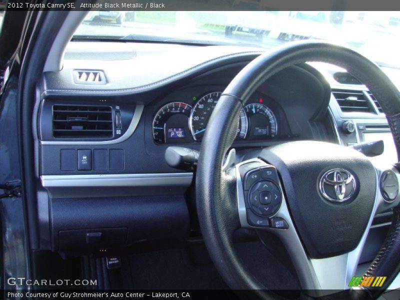 Attitude Black Metallic / Black 2012 Toyota Camry SE