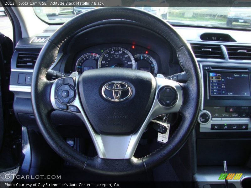 Attitude Black Metallic / Black 2012 Toyota Camry SE