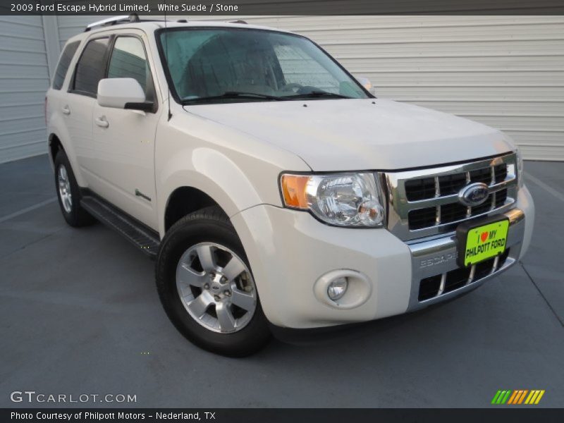 White Suede / Stone 2009 Ford Escape Hybrid Limited
