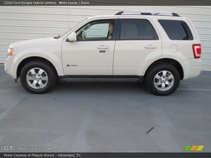 White Suede / Stone 2009 Ford Escape Hybrid Limited