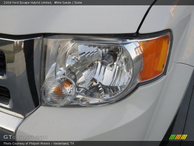 White Suede / Stone 2009 Ford Escape Hybrid Limited