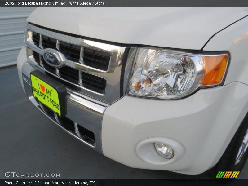 White Suede / Stone 2009 Ford Escape Hybrid Limited