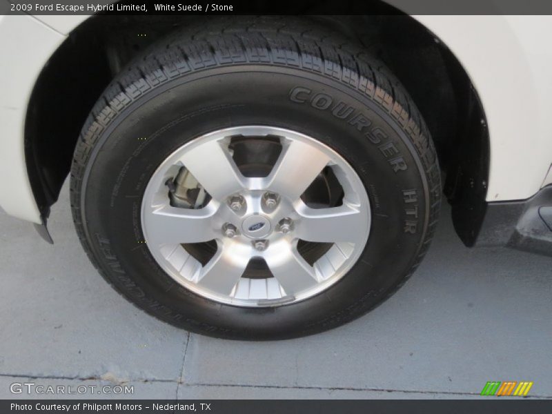White Suede / Stone 2009 Ford Escape Hybrid Limited