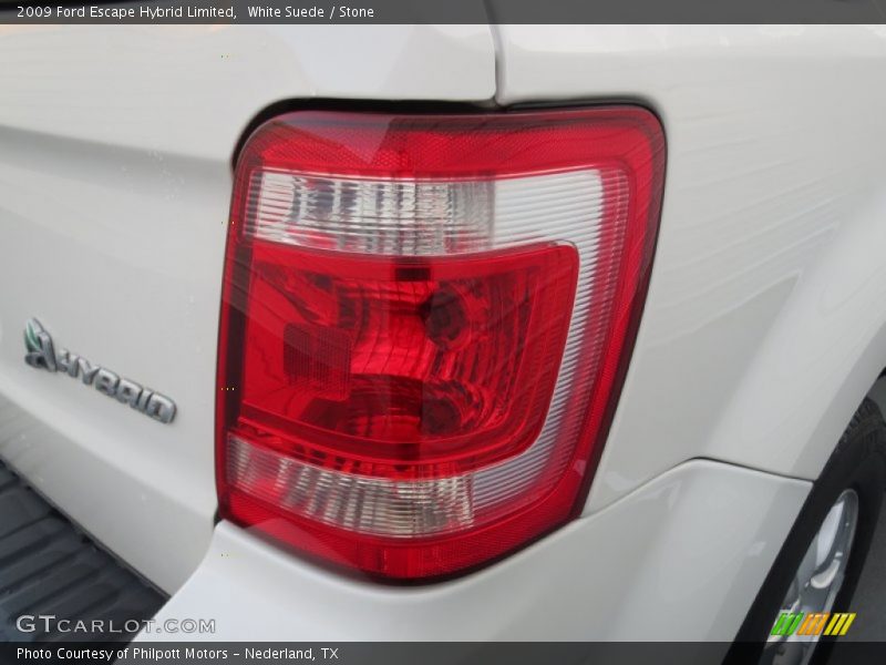White Suede / Stone 2009 Ford Escape Hybrid Limited