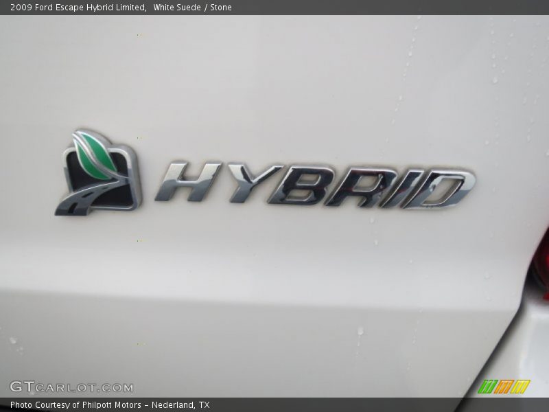 White Suede / Stone 2009 Ford Escape Hybrid Limited