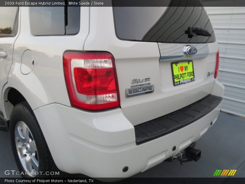 White Suede / Stone 2009 Ford Escape Hybrid Limited