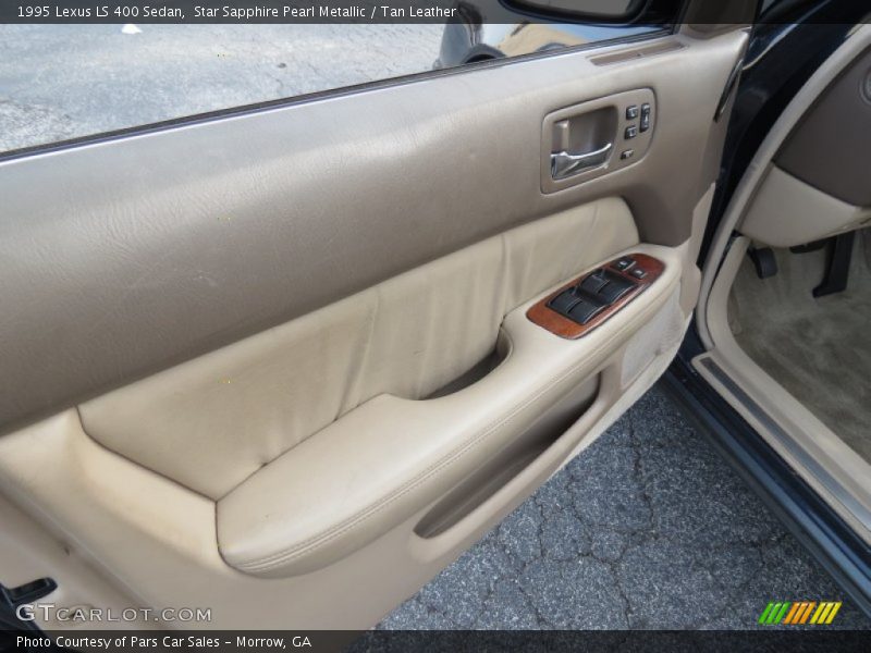 Star Sapphire Pearl Metallic / Tan Leather 1995 Lexus LS 400 Sedan