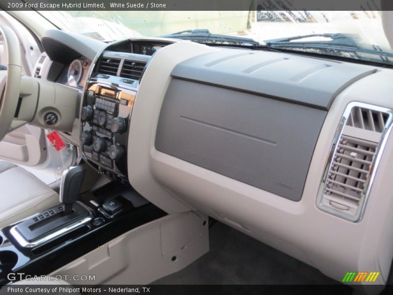 White Suede / Stone 2009 Ford Escape Hybrid Limited