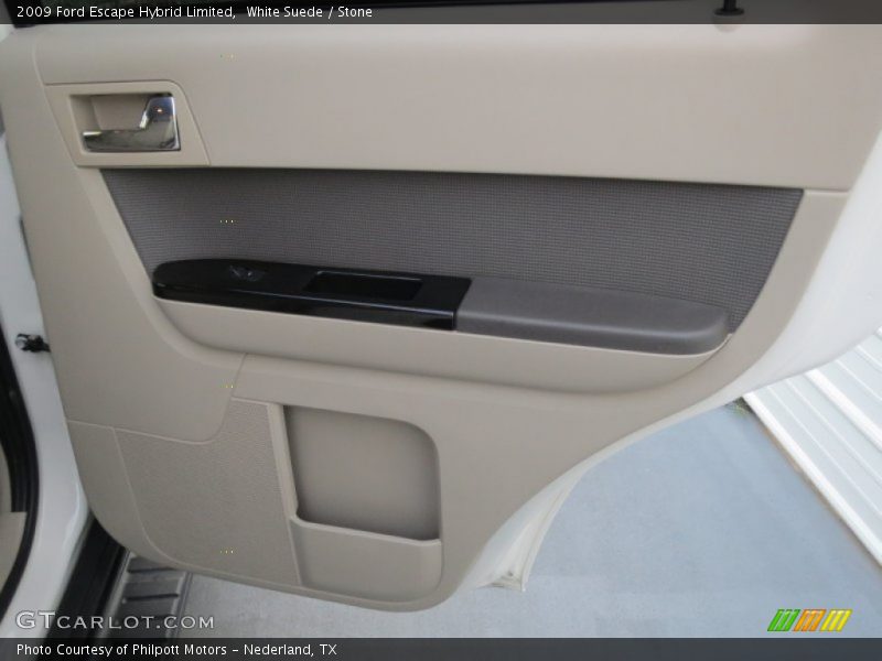 White Suede / Stone 2009 Ford Escape Hybrid Limited