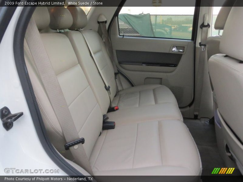 White Suede / Stone 2009 Ford Escape Hybrid Limited