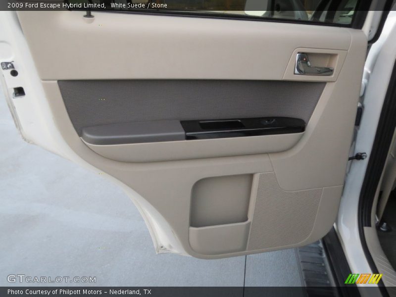 White Suede / Stone 2009 Ford Escape Hybrid Limited