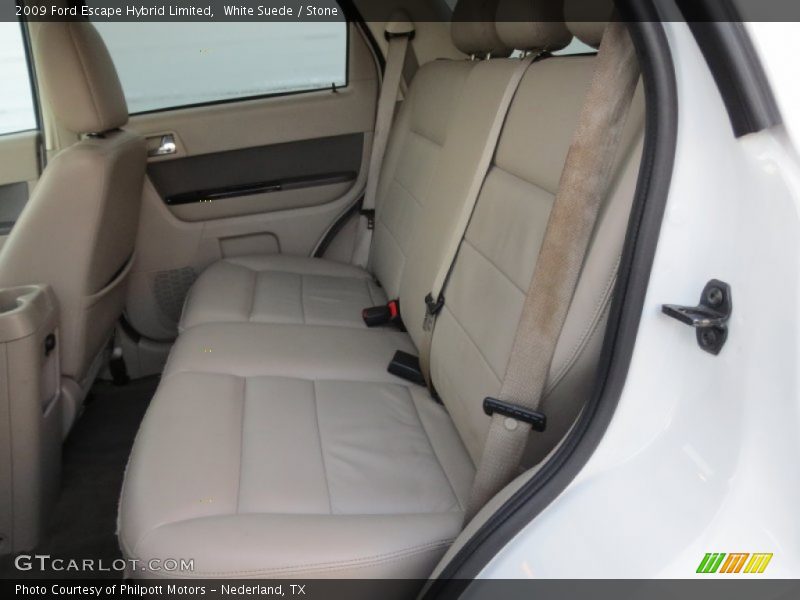 Rear Seat of 2009 Escape Hybrid Limited