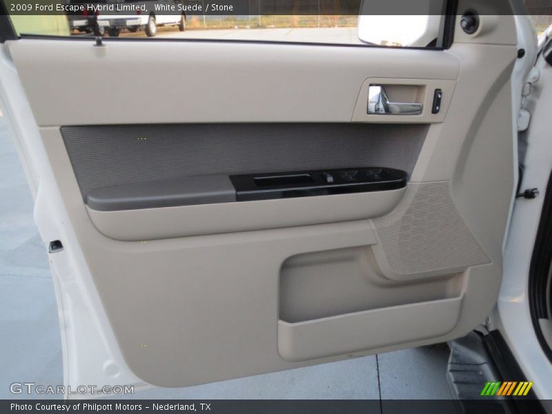 White Suede / Stone 2009 Ford Escape Hybrid Limited