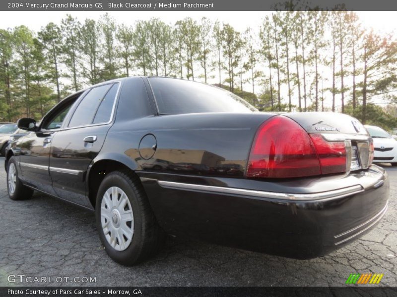 Black Clearcoat / Medium Parchment 2004 Mercury Grand Marquis GS