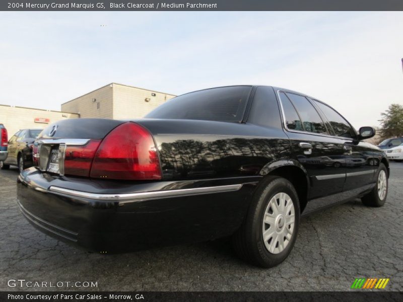 Black Clearcoat / Medium Parchment 2004 Mercury Grand Marquis GS