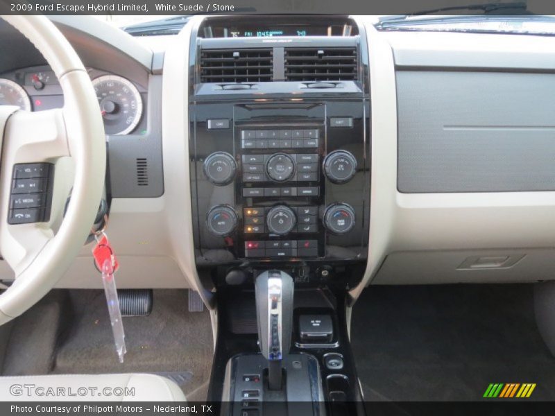 Controls of 2009 Escape Hybrid Limited