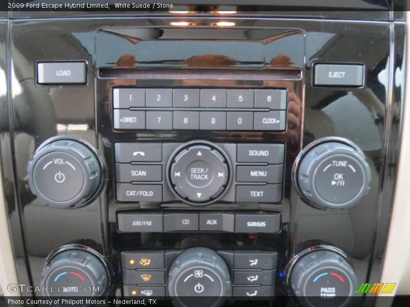 Controls of 2009 Escape Hybrid Limited