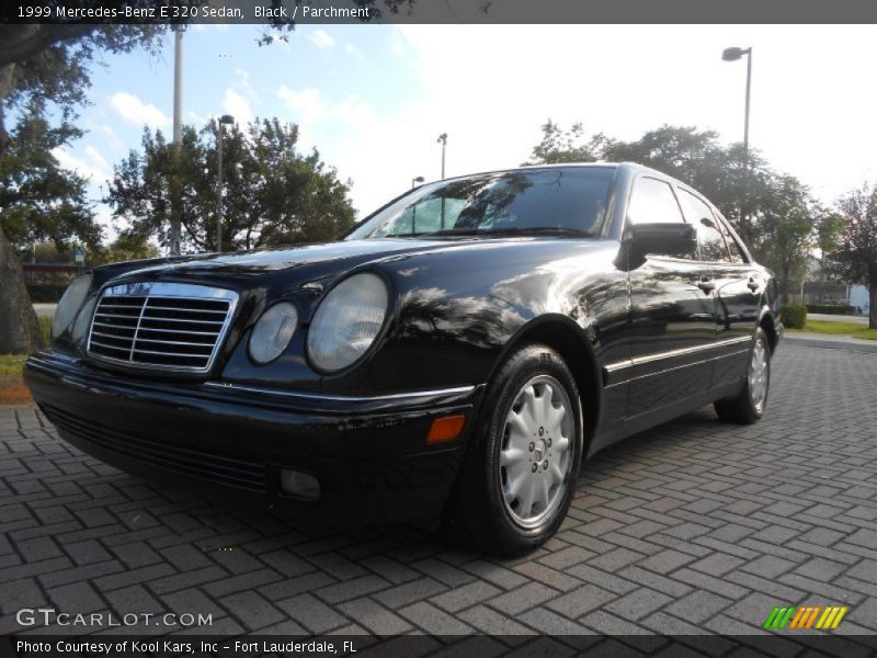 Black / Parchment 1999 Mercedes-Benz E 320 Sedan