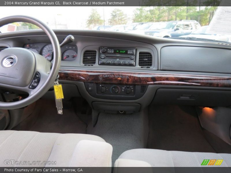 Black Clearcoat / Medium Parchment 2004 Mercury Grand Marquis GS