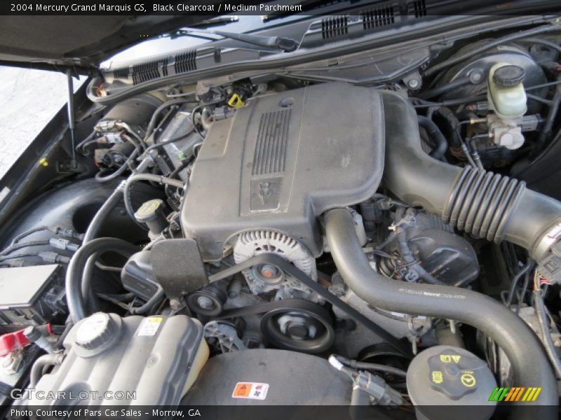 Black Clearcoat / Medium Parchment 2004 Mercury Grand Marquis GS