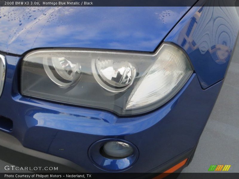 Montego Blue Metallic / Black 2008 BMW X3 3.0si