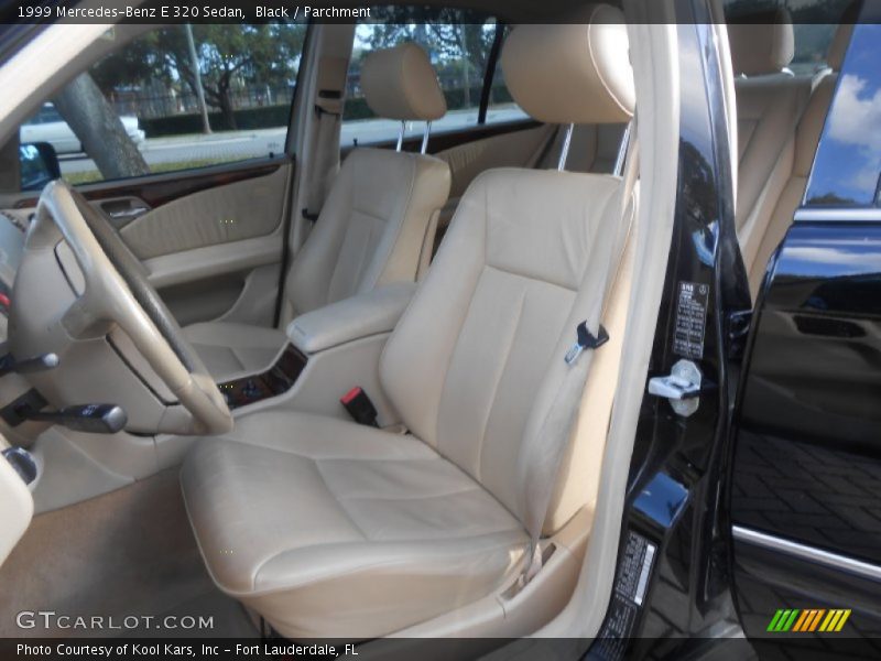 Front Seat of 1999 E 320 Sedan
