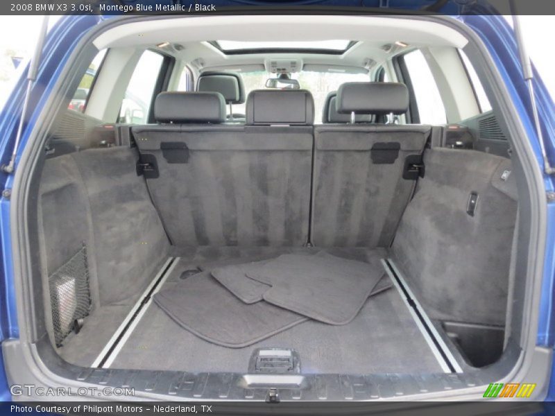 Montego Blue Metallic / Black 2008 BMW X3 3.0si