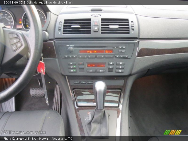 Montego Blue Metallic / Black 2008 BMW X3 3.0si