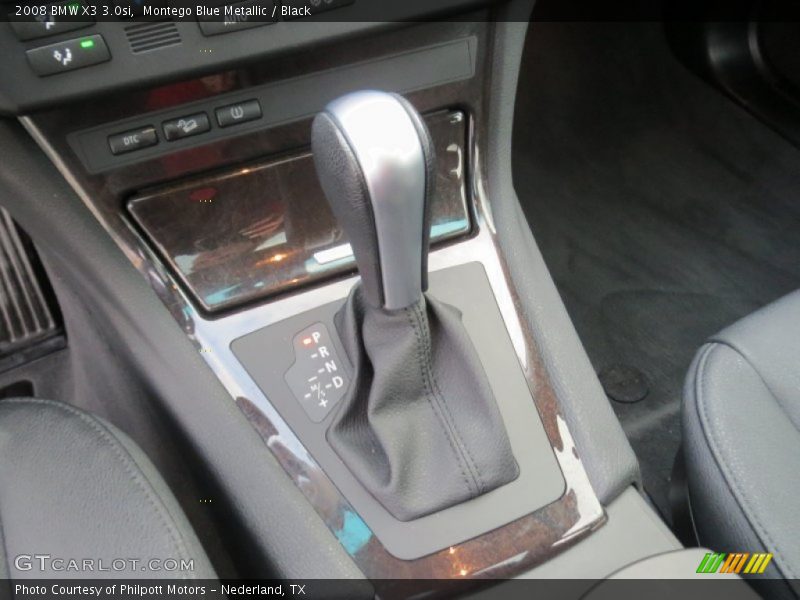 Montego Blue Metallic / Black 2008 BMW X3 3.0si