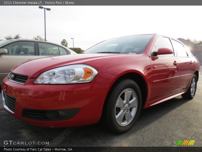 Victory Red / Ebony 2011 Chevrolet Impala LT