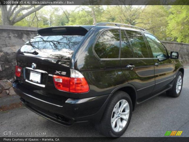 Black Sapphire Metallic / Black 2006 BMW X5 4.4i