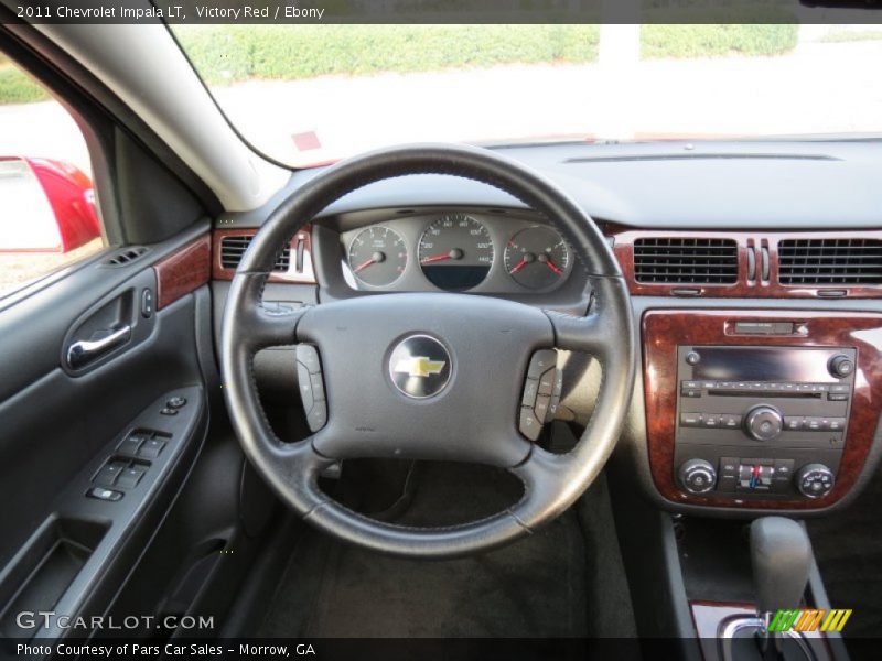 Victory Red / Ebony 2011 Chevrolet Impala LT