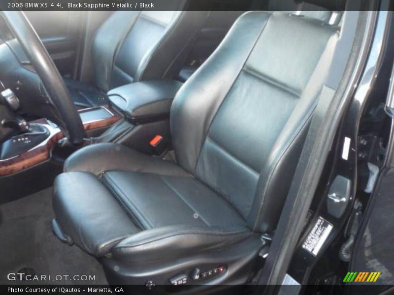 Black Sapphire Metallic / Black 2006 BMW X5 4.4i
