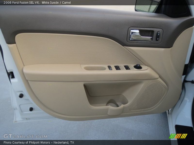 White Suede / Camel 2008 Ford Fusion SEL V6