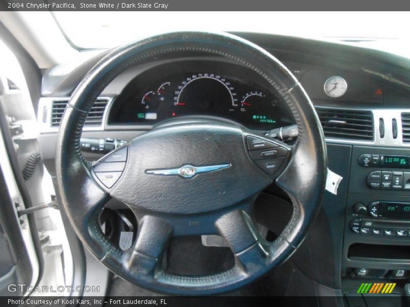 Stone White / Dark Slate Gray 2004 Chrysler Pacifica