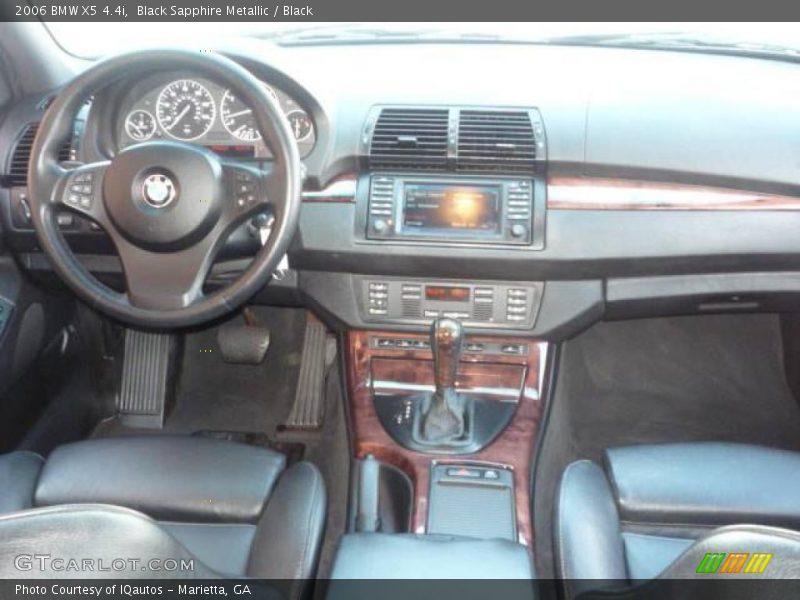 Black Sapphire Metallic / Black 2006 BMW X5 4.4i