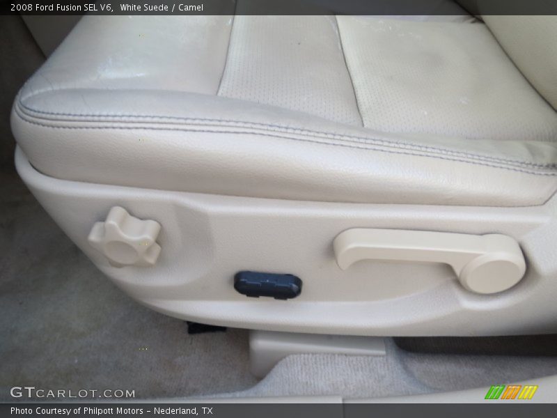 White Suede / Camel 2008 Ford Fusion SEL V6