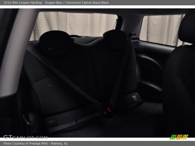 Oxygen Blue / Checkered Carbon Black/Black 2010 Mini Cooper Hardtop